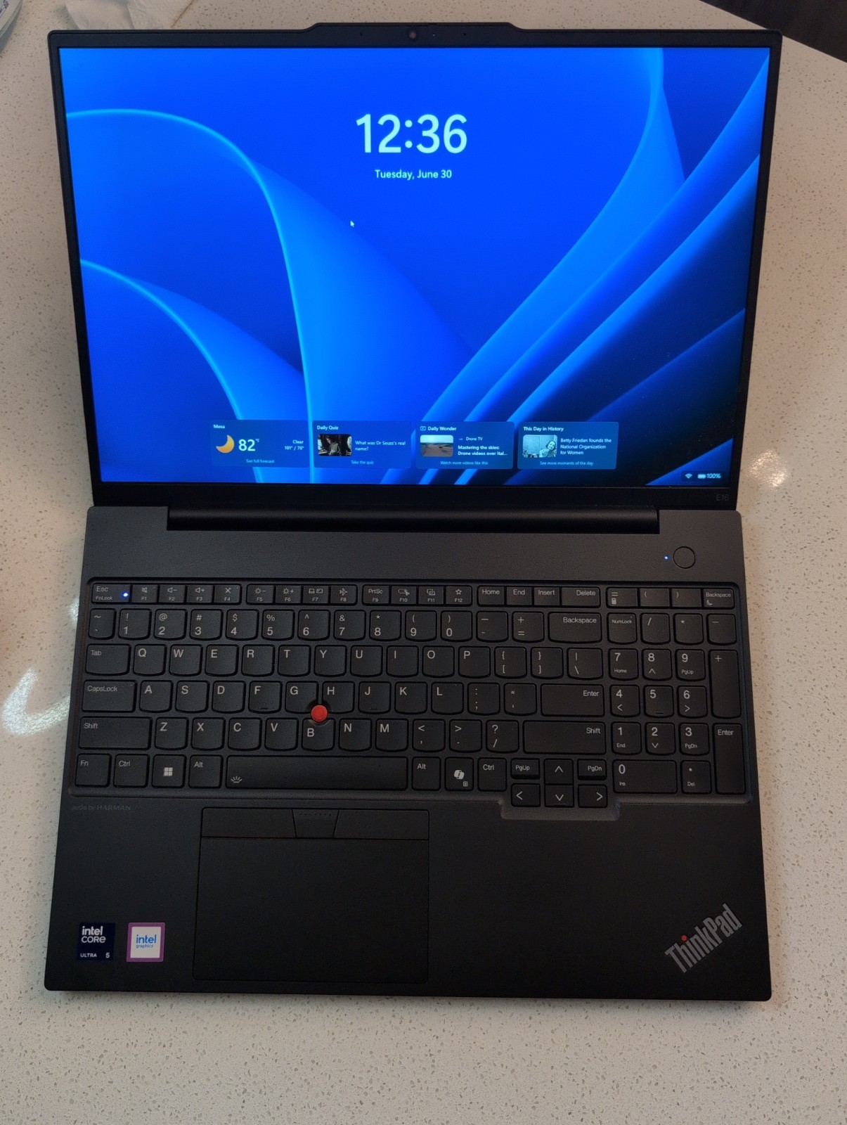 Lenovo ThinkPad E16 Gen 2 Intel Ultra 5 125U 32GB RAM 512GB SSD – EXCELLENT