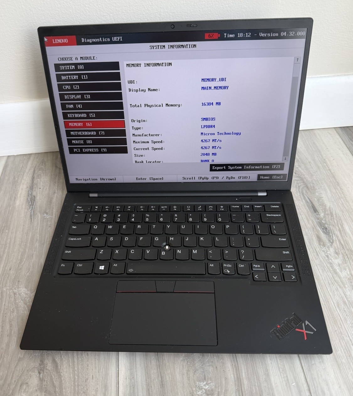 Lenovo ThinkPad X1 Carbon Gen 9 Intel i5-1135G7 16GB RAM NO SSD / OS MISSING DOT