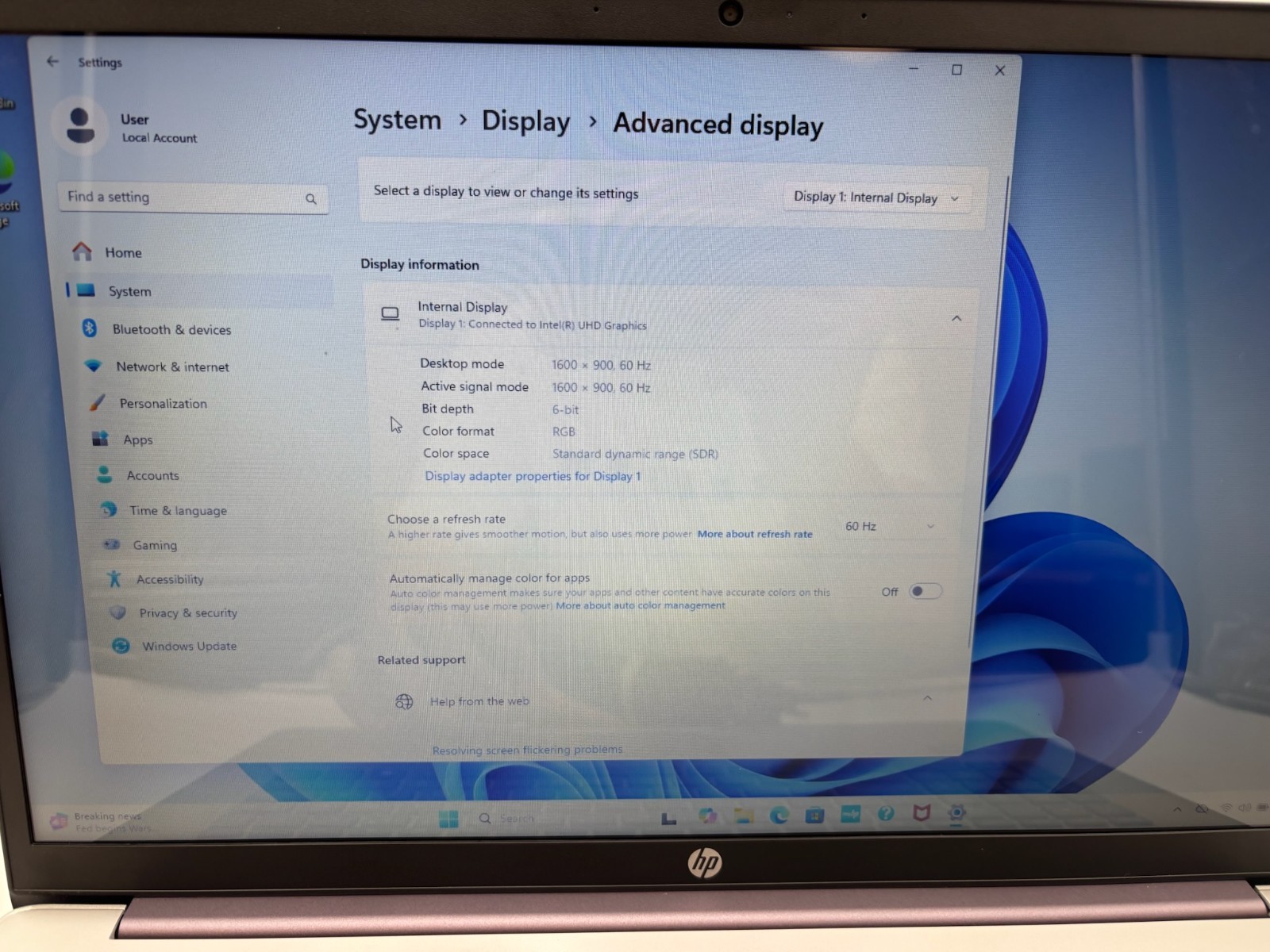 HP Laptop 17-cn3128ds 17.3″ 256 GB SSD 8 GB RAM Intel N200 Windows 11 Home