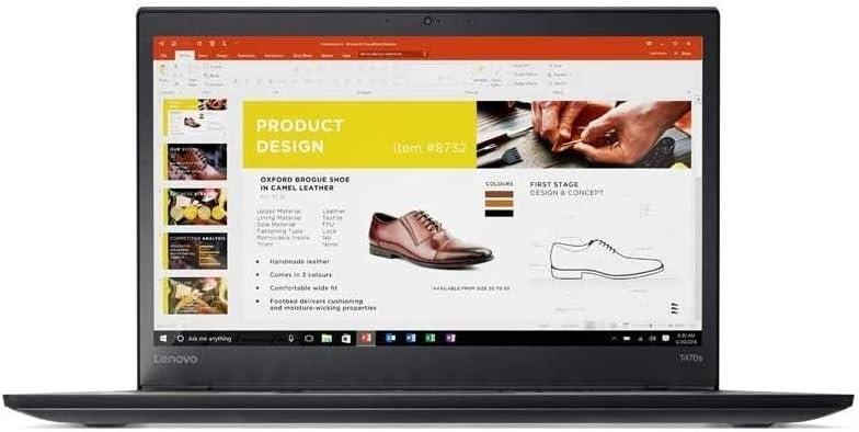 Lenovo Thinkpad T470s 14″ FHD i5-6300U 2.4GHz 36GB RAM 256GB SSD Black