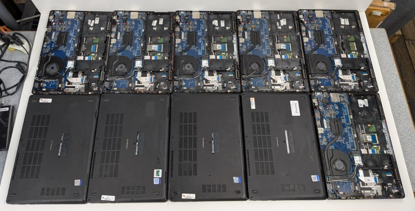 Lot of 10 – Dell Latitude 5490 Quad Core i5 8th Gen **For Parts or Repair**
