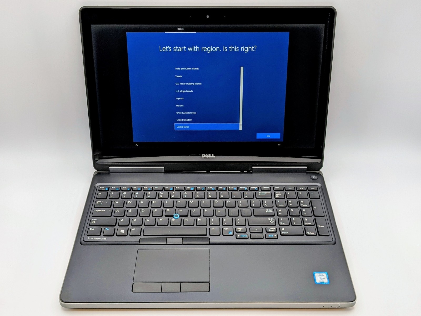Dell Precision 7520 15″ FHD Touch I7-7920HQ 512GB SSD 16GB W10P M2200 *READ*