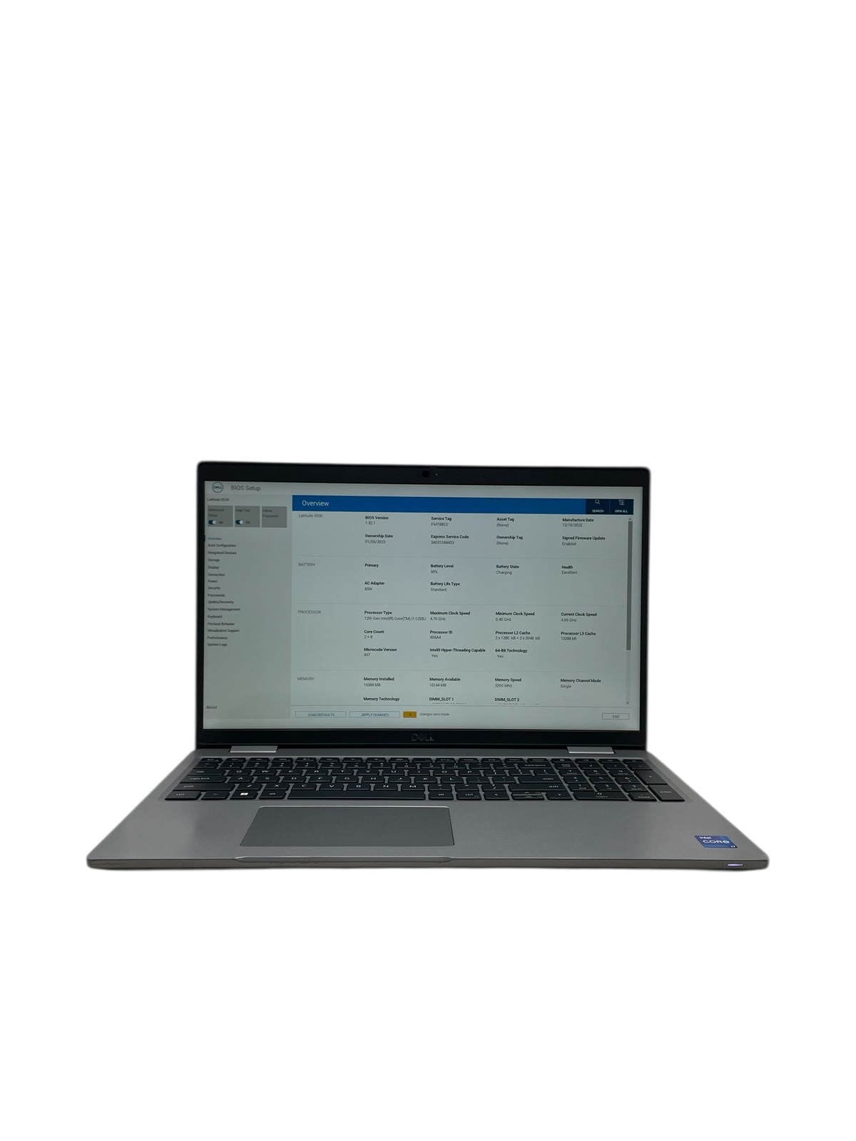 Dell Latitude 5530 15″ i7-1255u 16GB 512GB SSD – Grade D