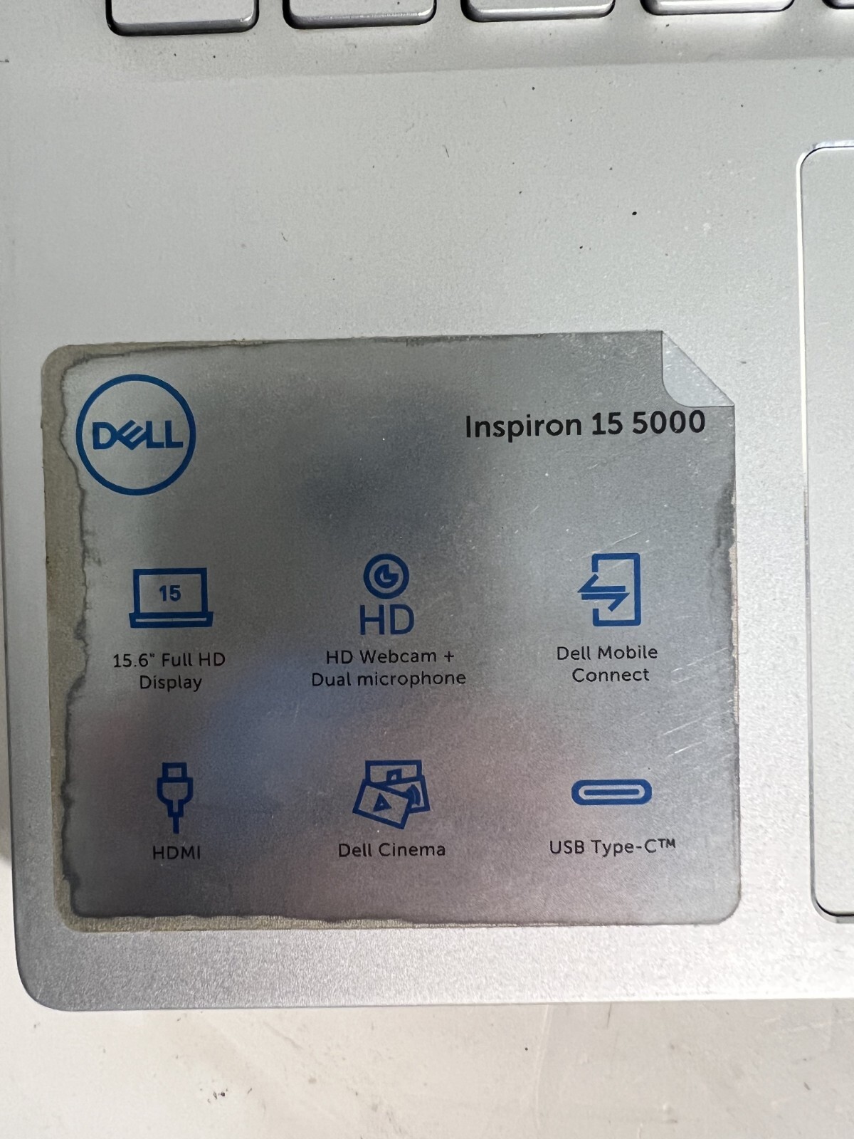 Dell Inspiron 15 5000 5502 i5-1135G7 8GB RAM No Ssd / Os/Adapter Parts Only READ