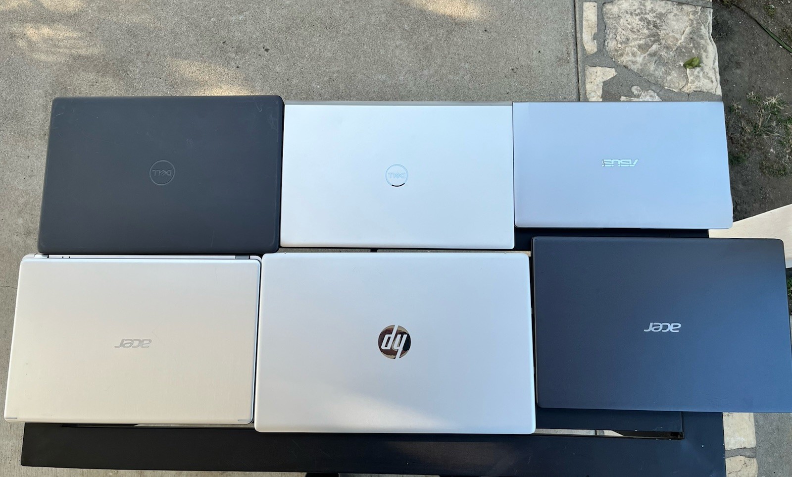 Laptop Lot of 6 |Ryzen/Intel/Nvidia/HP/Dell/Acer| For Parts or Repair
