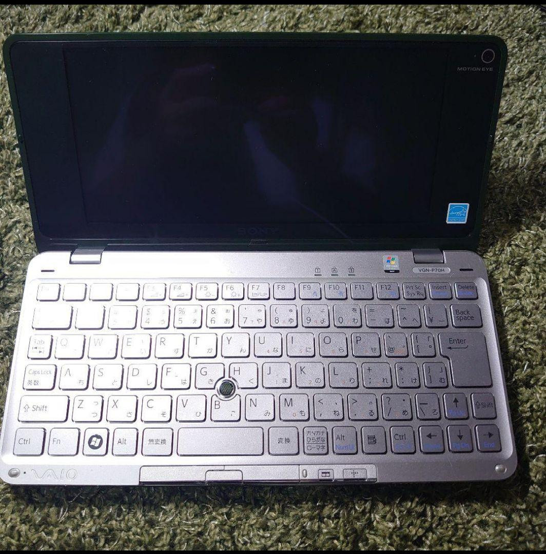 Sony VAIO Type P VGN-P70H Green UMPC Windows w/Box AC Adapter Japan