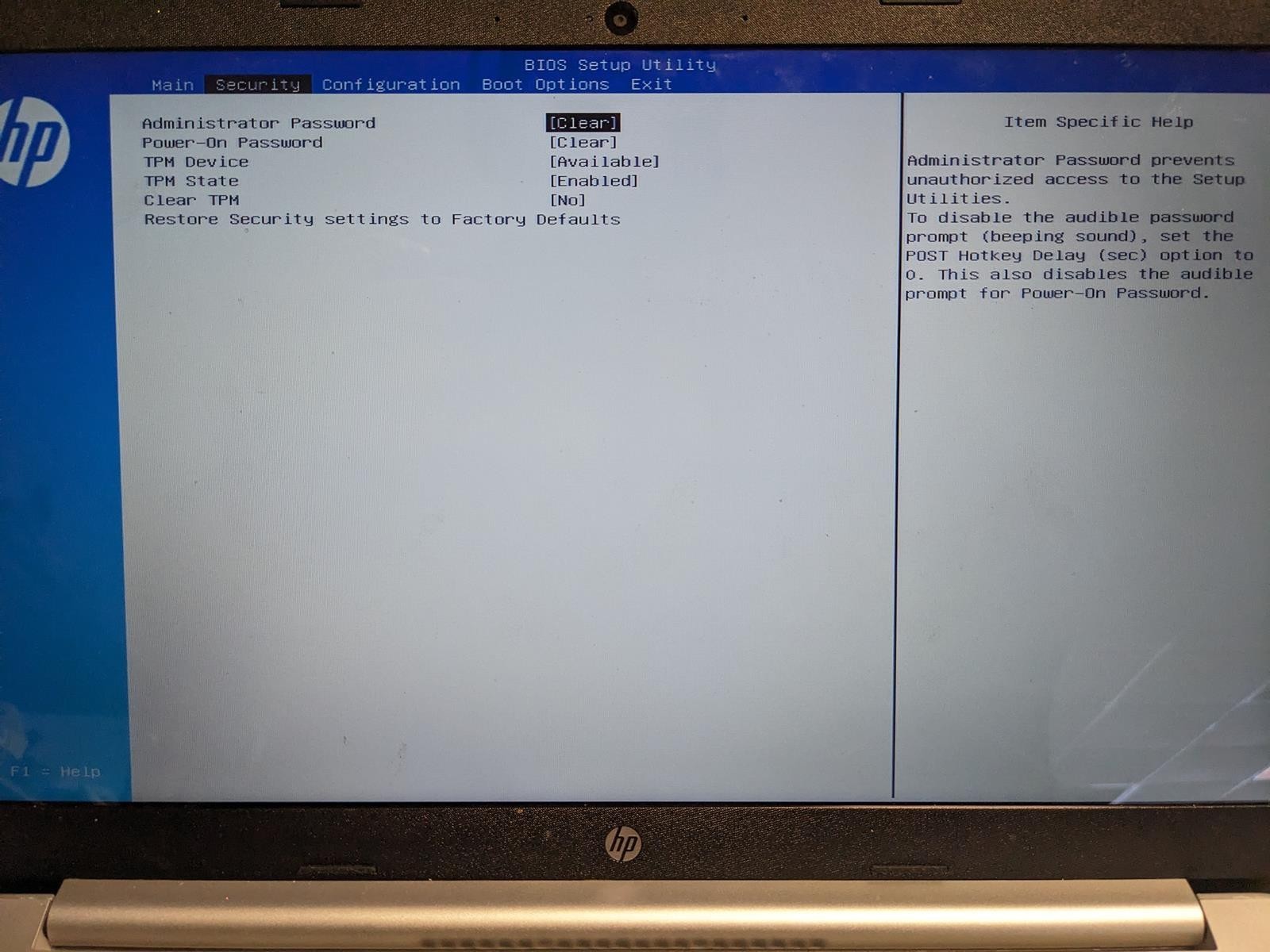 HP LAPTOP 15-DY2702DX i3-1115G4 @ 3.00GHz, 8GB RAM, NO HDD/OS