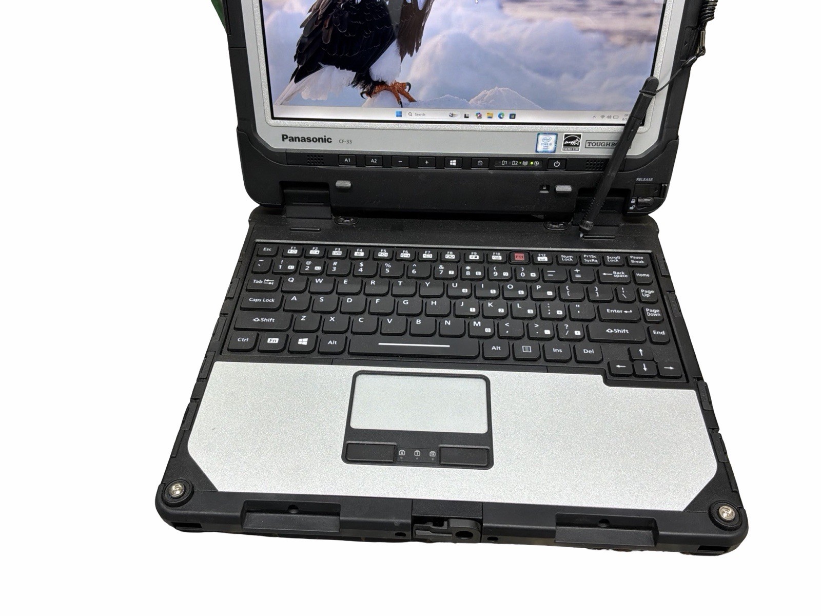 Toughbook Panasonic CF-33 I5-6300U 8GB RAM 256GB SSD W11P W/CHARGER LOT 2