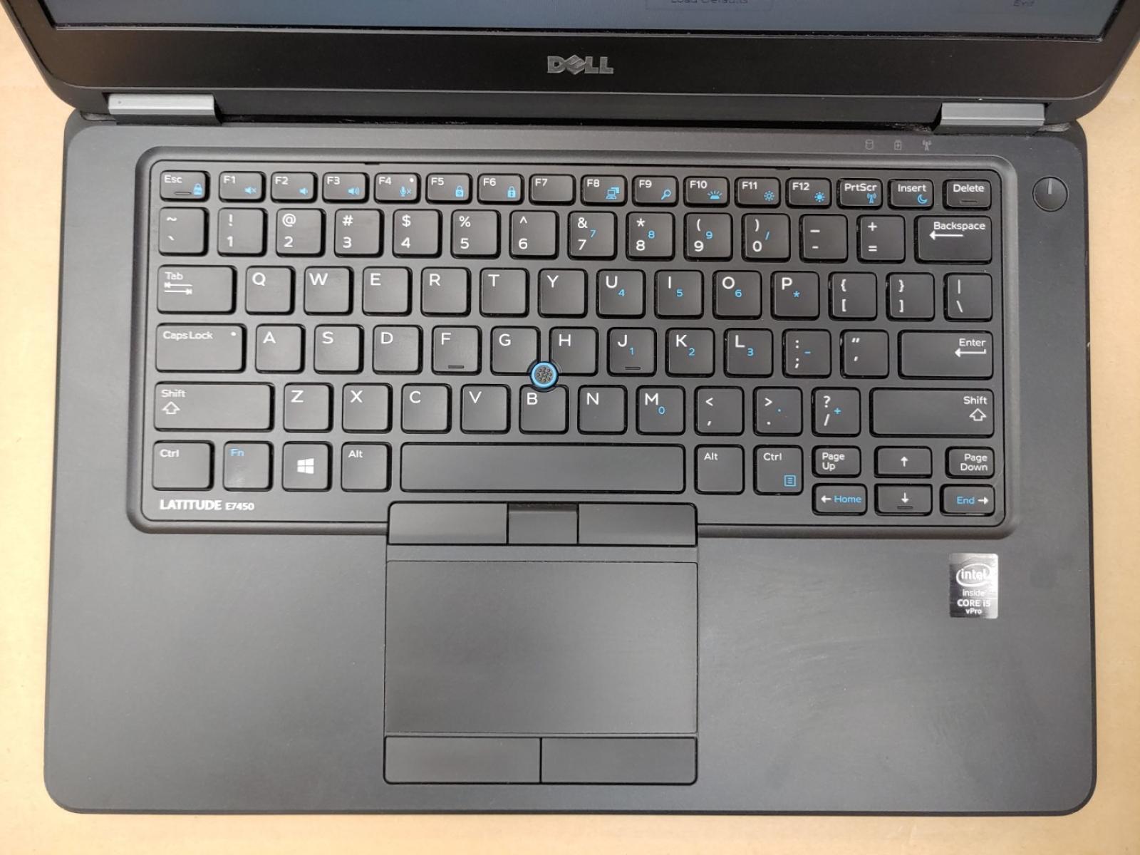 Dell Latitude E7450 14-inch Intel i5-5300U✔4GB✔ *NO SSD/NO AC* **BAD SCREEN**