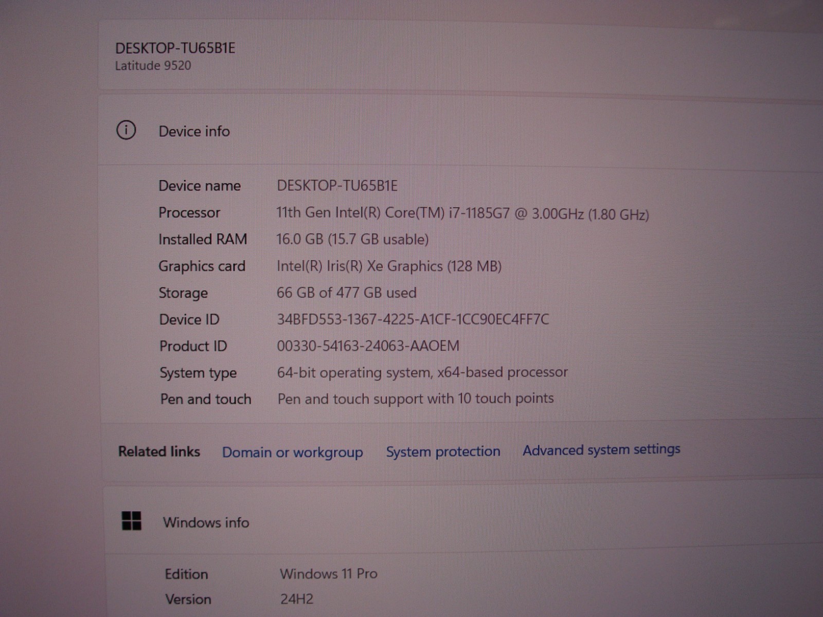 Dell Latitude 9520 2-in-1 15″ FHD TOUCH i7-1185G7 max 4.8GHz 16GB 512GB +PA