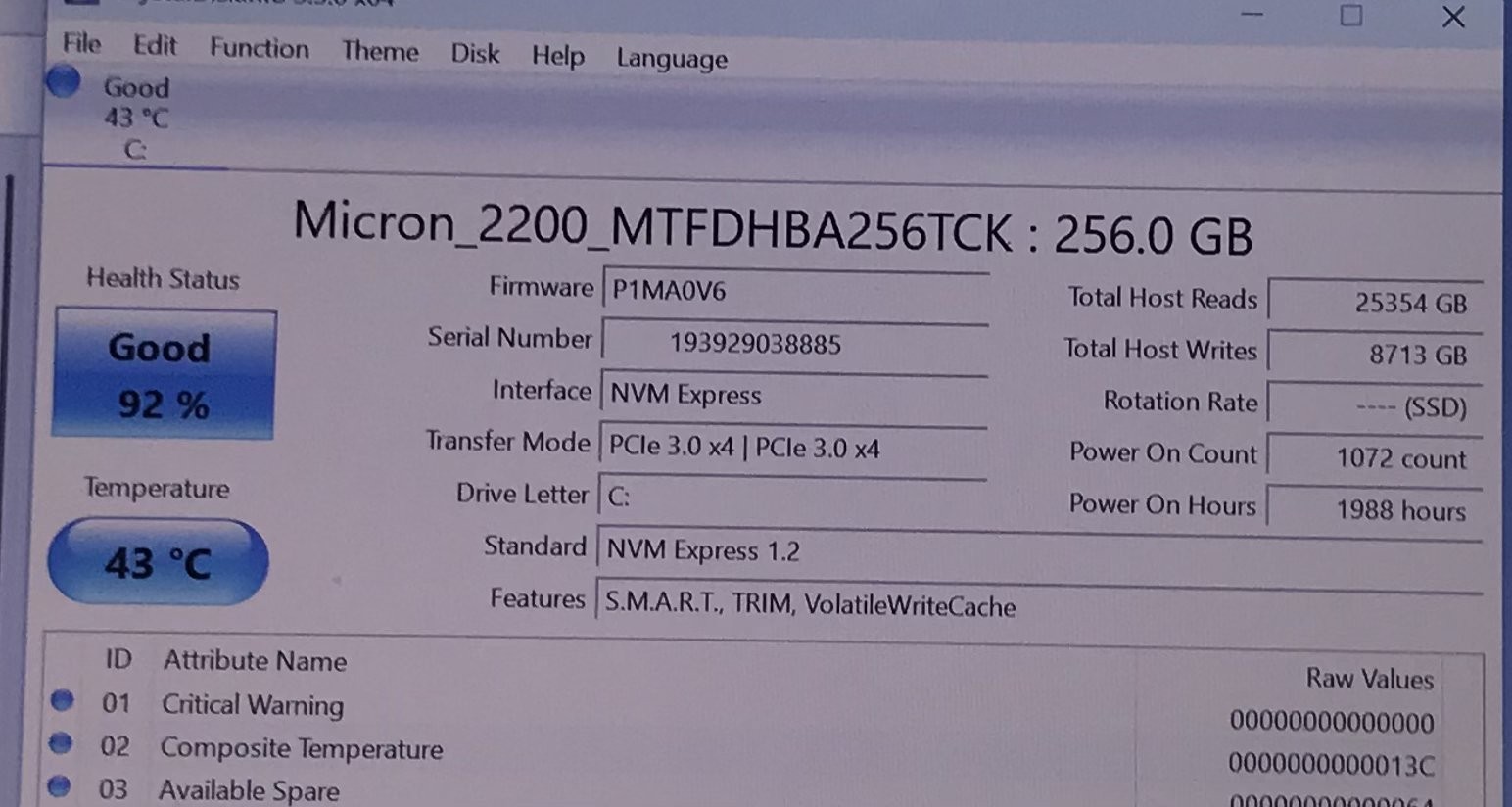 ASUS M413DA-WS51 AMD RYZEN 5 3500U@2.10GHz 8GB RAM 256GB NVMe W11P *READ