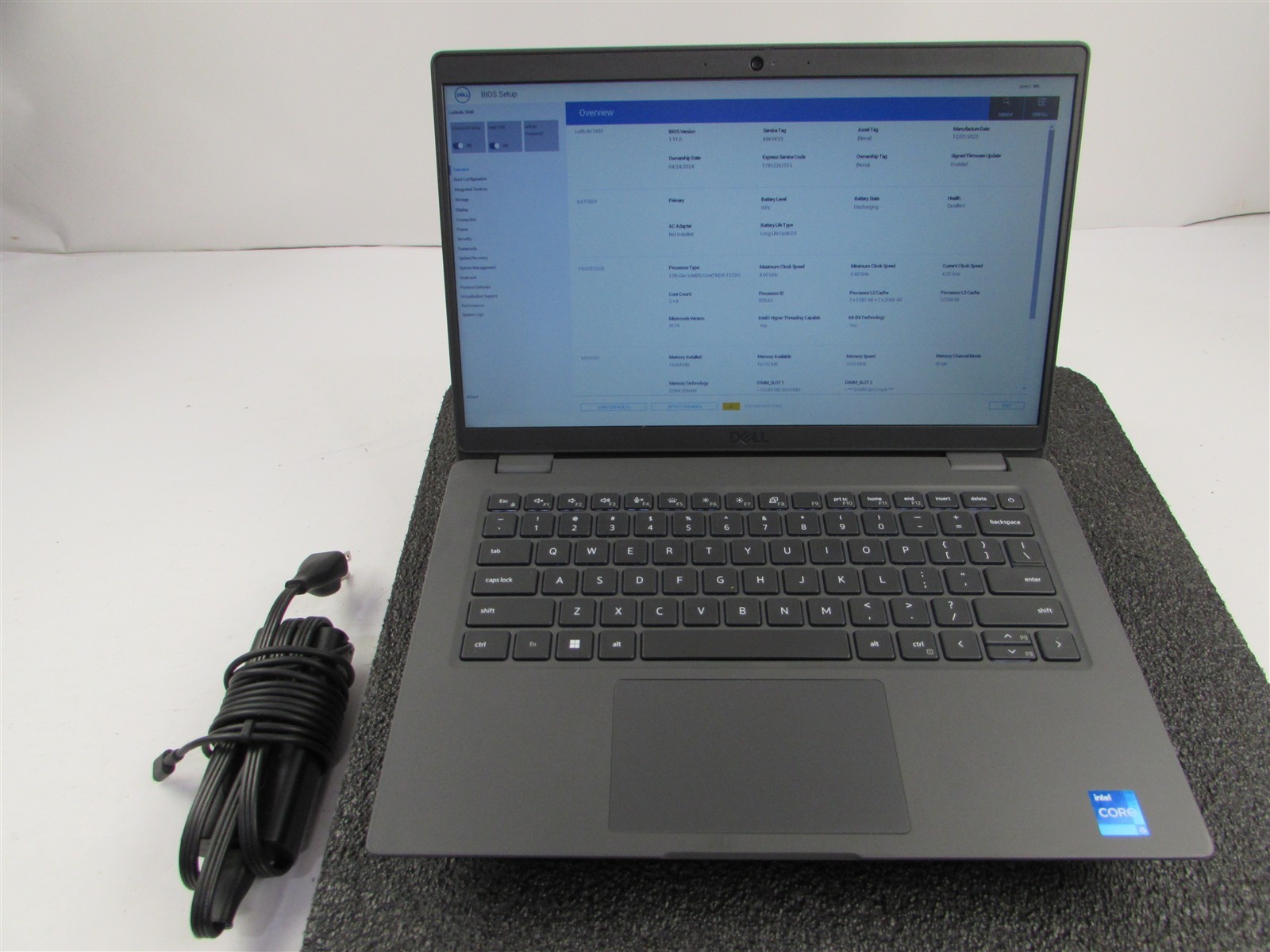 DELL LATITUDE 3440 1366X768 14″ CORE I5-1335U 256GB SSD 16GB RAM NO O.S