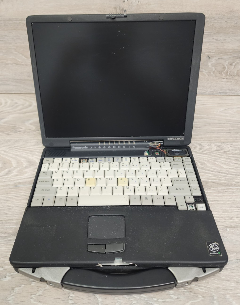 Panasonic Toughbook CF-71 Laptop PC Intel Pentium III NO HDD AS IS READ #H
