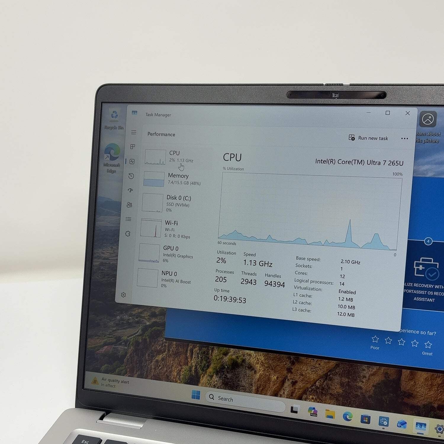 Dell 14 Plus PB14250 14″ Core Ultra 7 265U 2.1GHz 16GB RAM 512GB SSD