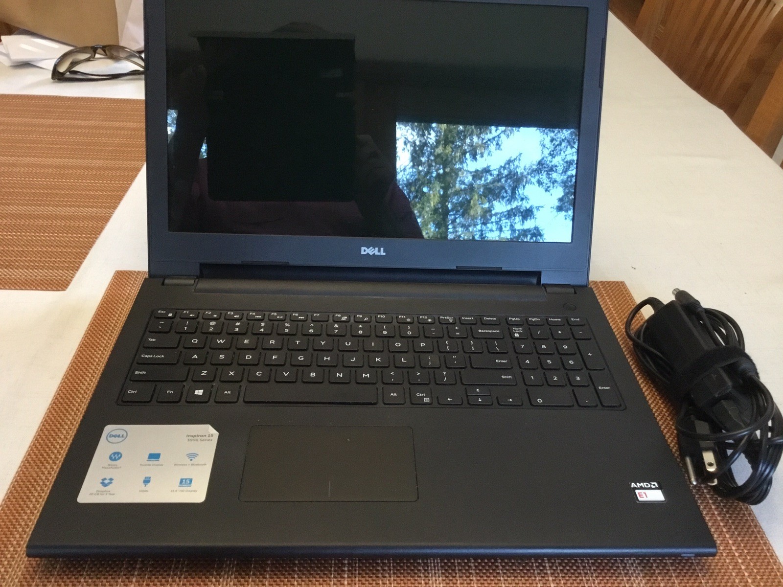 Dell Inspiron 15 3541 Laptop, AMD E1-6010/Radeon R2 Graphics/500GB/8192MB Memory