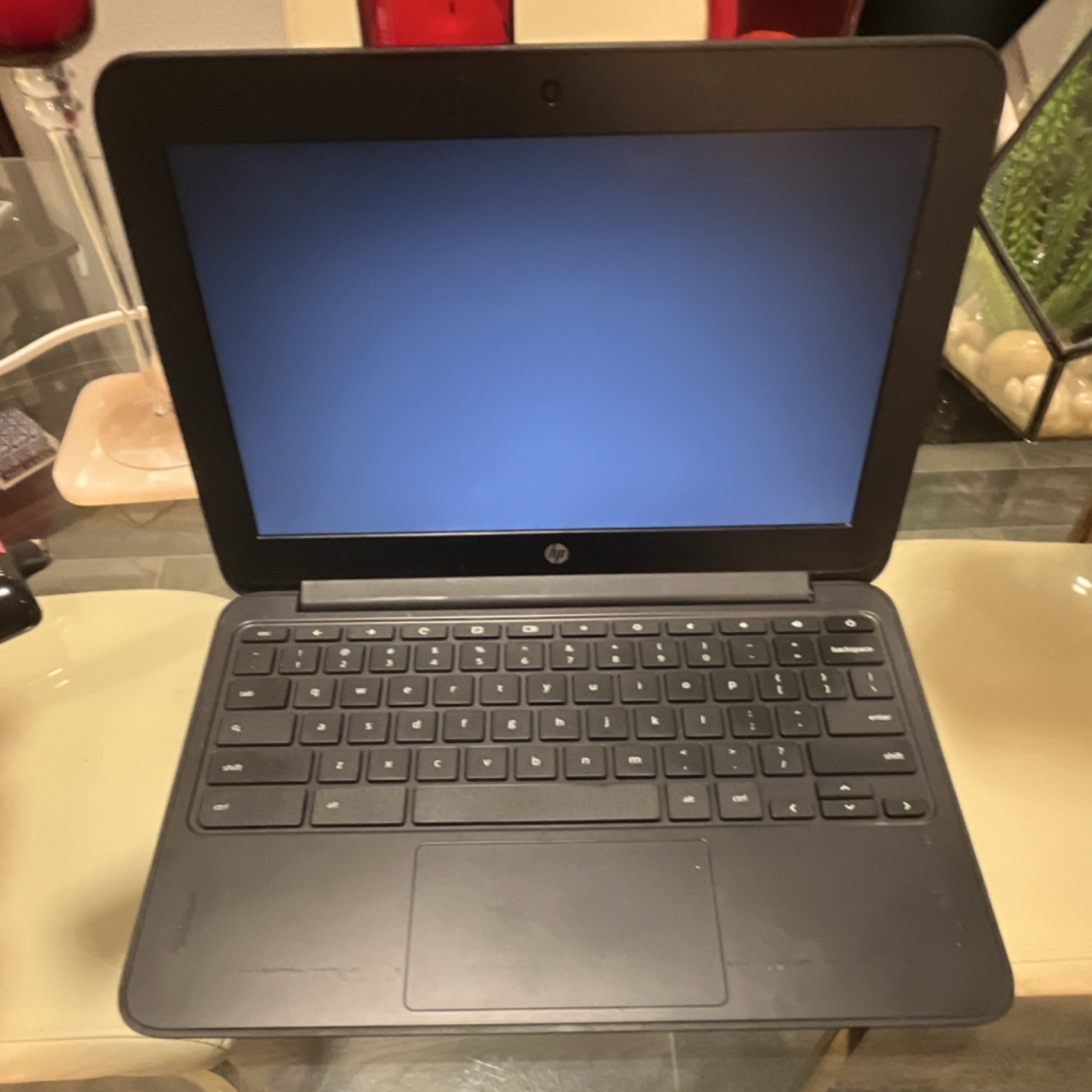 HP Chromebook Intel Celeron Chrome OS 11″ Laptop Black Webcam