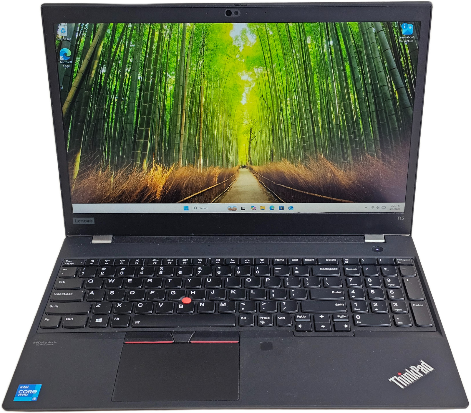 Lenovo ThinkPad T15 Laptop – 2.6 GHz i5-1145G7 16GB 512GB 15.6″ Touchscreen SP10