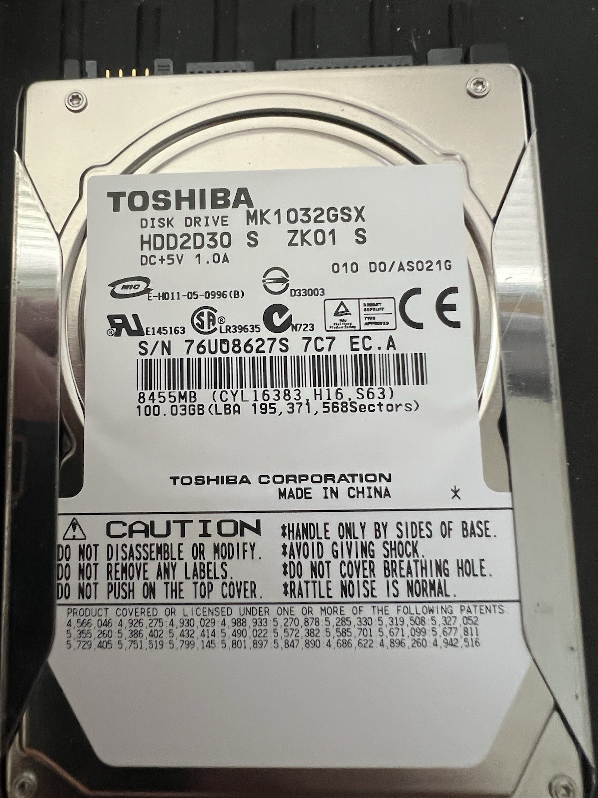Sony Vaio Laptop VGN BX540B PCG 9W7l Read Description