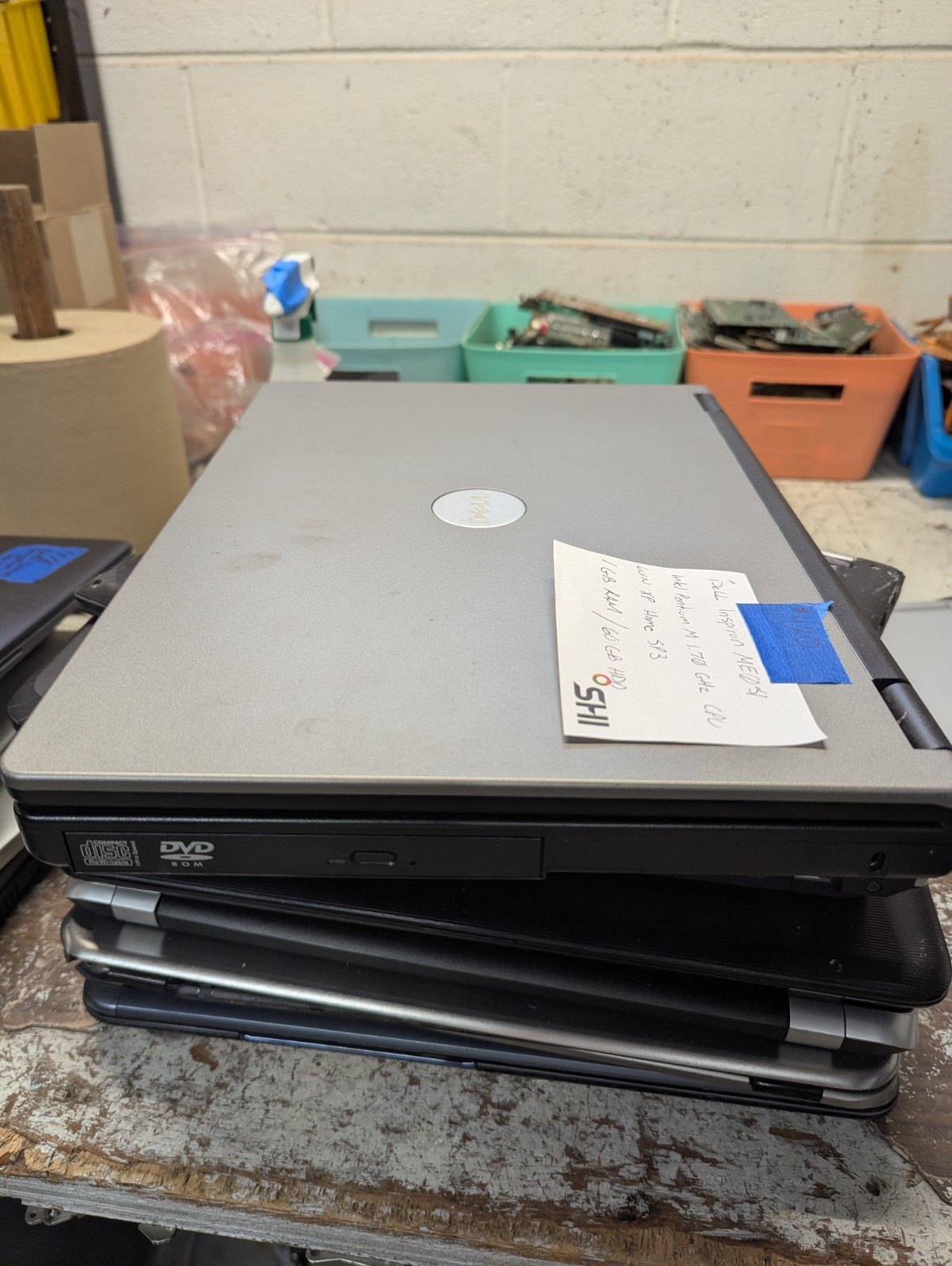 Dell Inspiron B130 Pentium M 1.70 GHz 1 GB RAM 60 GB HDD Win XP SP3 NO CORD
