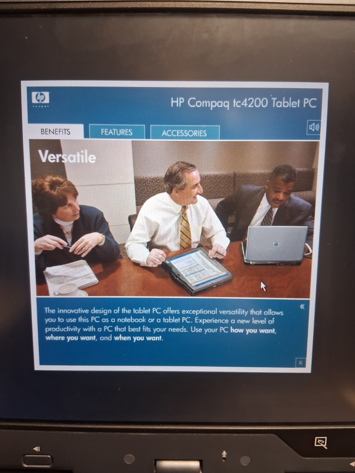 RARE VINTAGE HP Compaq TC4200 Intel Pentium M 2.00Ghz 12.1″ TouchScreen Laptop