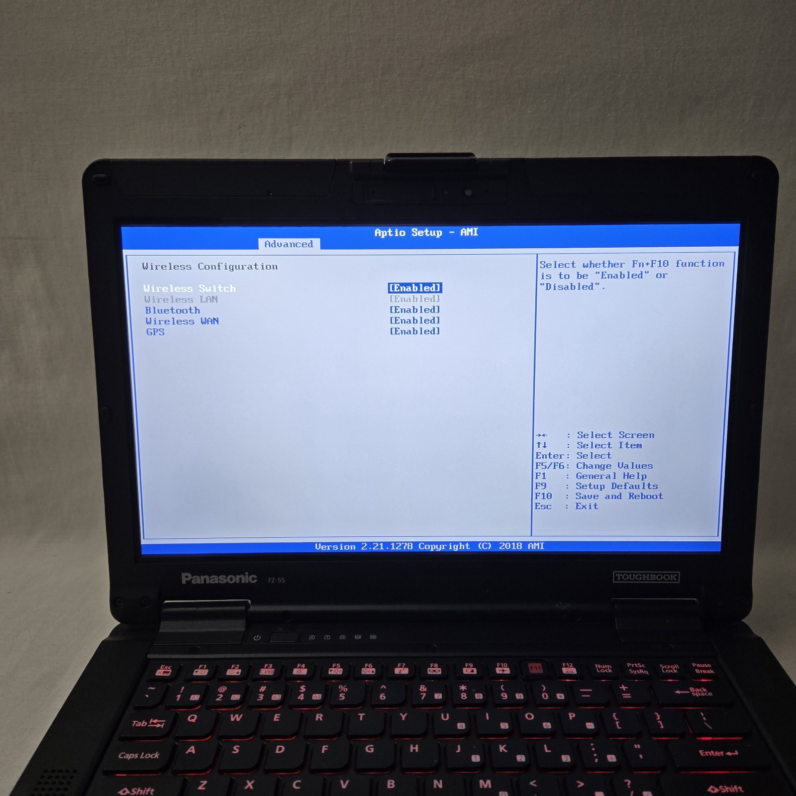 Panasonic Toughbook FZ-55 MK2 i7-1185G7 512GB SSD 16GB Ram | 4G – GPS | Grade B-