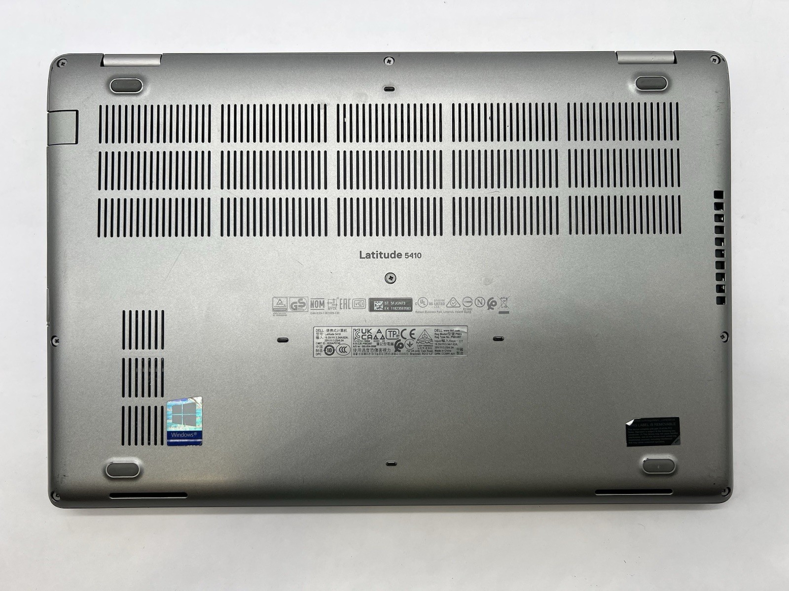 Dell Latitude 5410, i5-10310U CPU, @ 1.70GHz, 4GB RAM-No HDD/OS/Charger