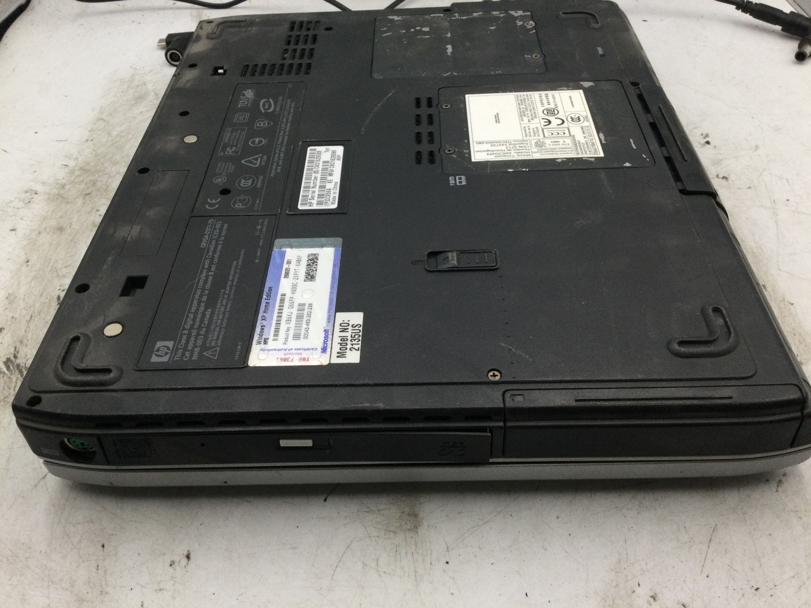 COMPAQ PRESARIO 2100 – INTEL CELERON – 1GB RAM – BOOTS TO BIOS/BAD SCREEN – BB