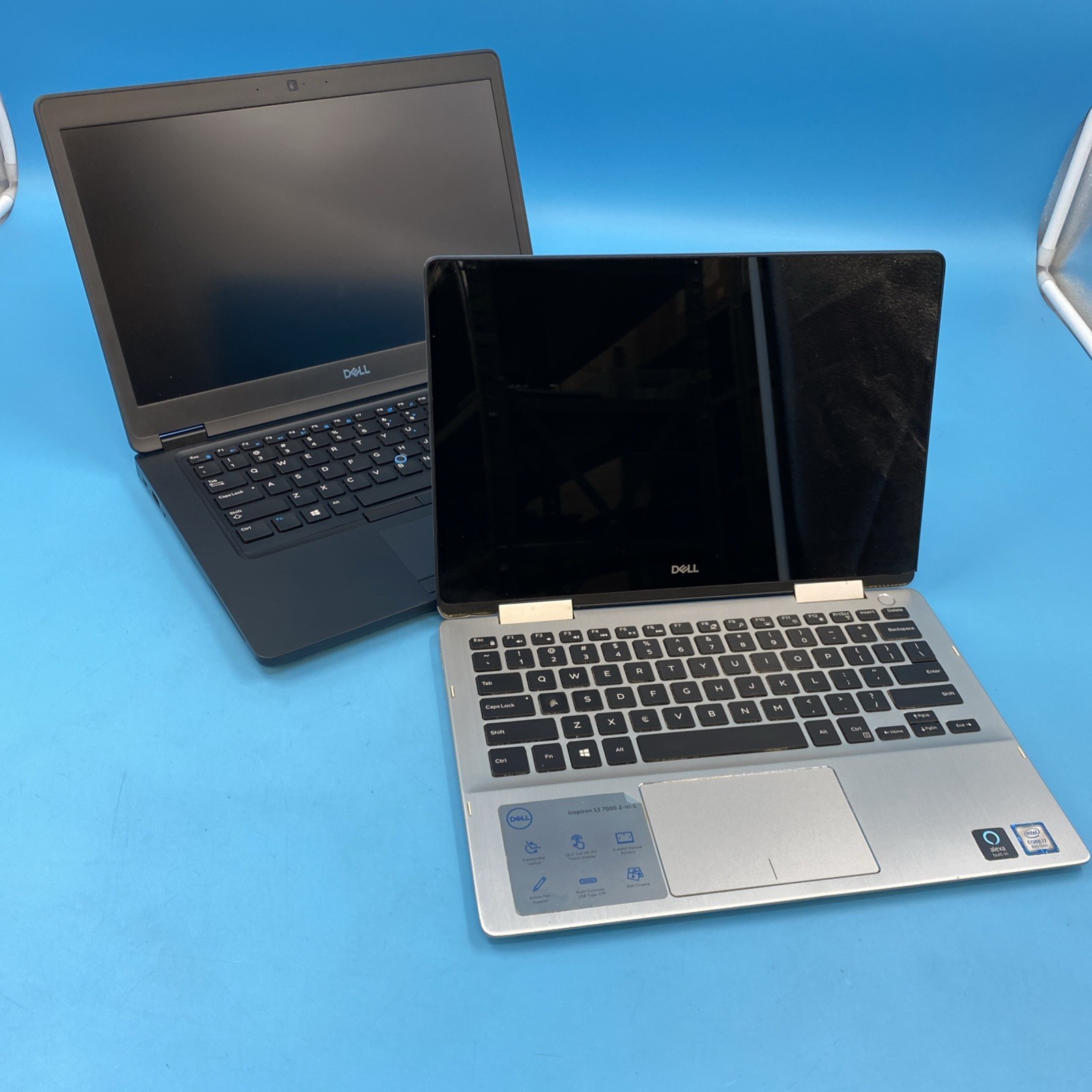 (LOT OF 2) Dell Laptops | i7 8th Gen | 16GB RAM | NO DRIVE | NO OS