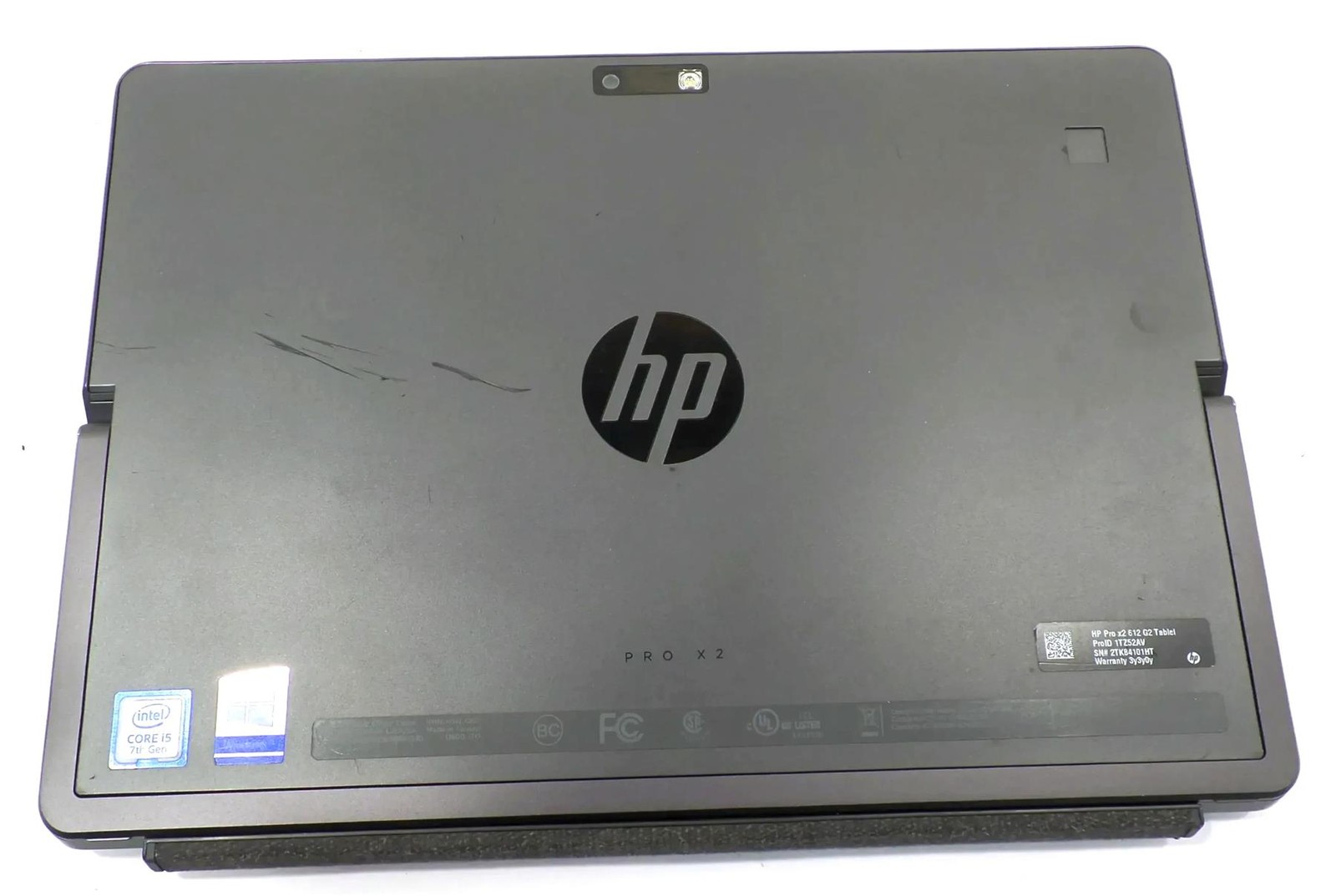 HP Pro X2 612 G2 Tablet Core i5-7Y54 1.20GHz 8GB 256GB SSD
