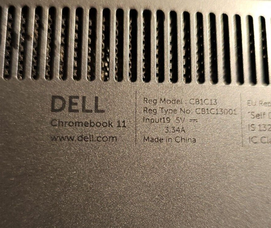 Dell Chromebook ‎11 CB1C13 – 11.6″ 1366×768 Display, 16GB SSD, 4GB RAM – TESTED