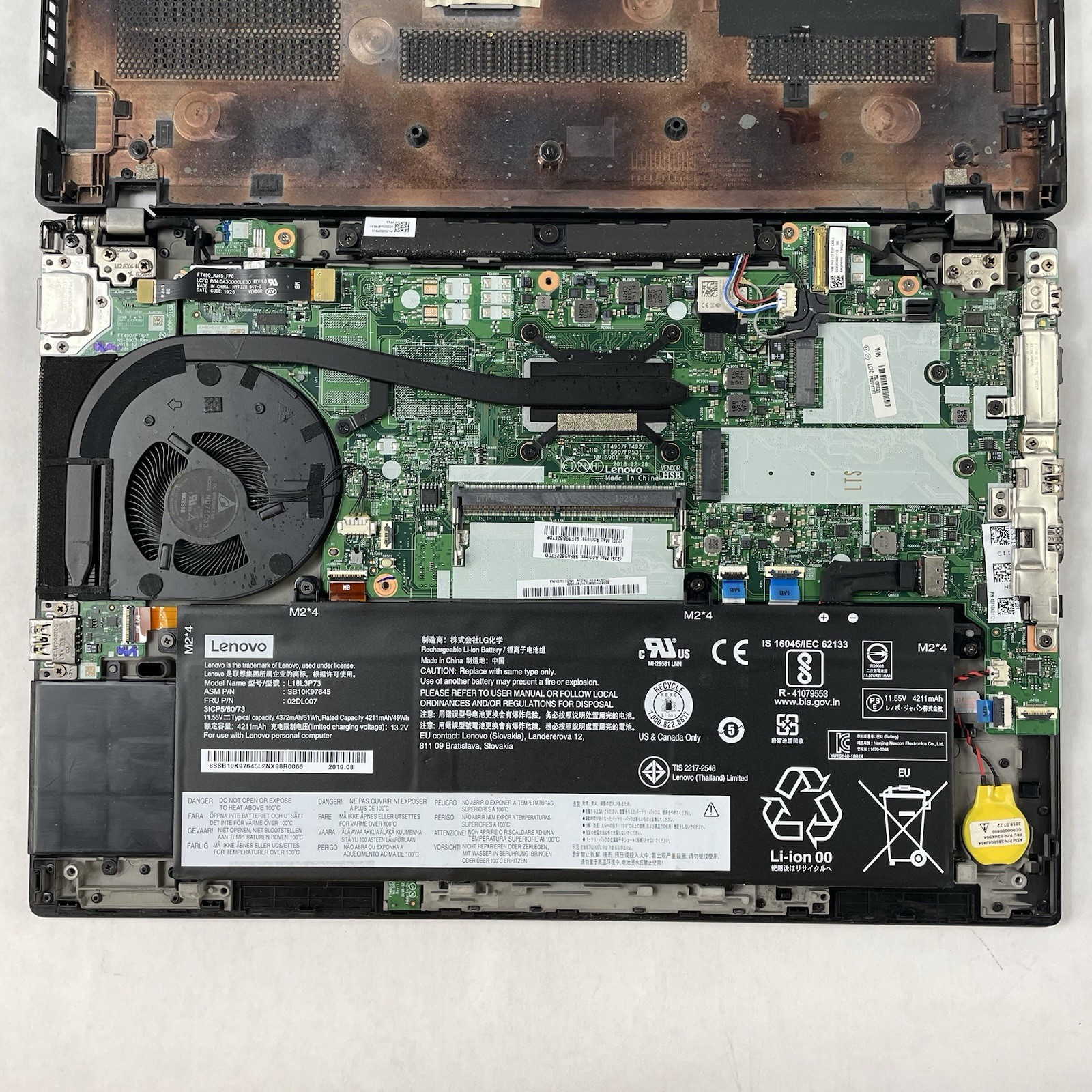 Lenovo ThinkPad T490 14″ i5-8365U 1.60 GHz 8 GB RAM No SSD/OS/AC – Bad Hinge