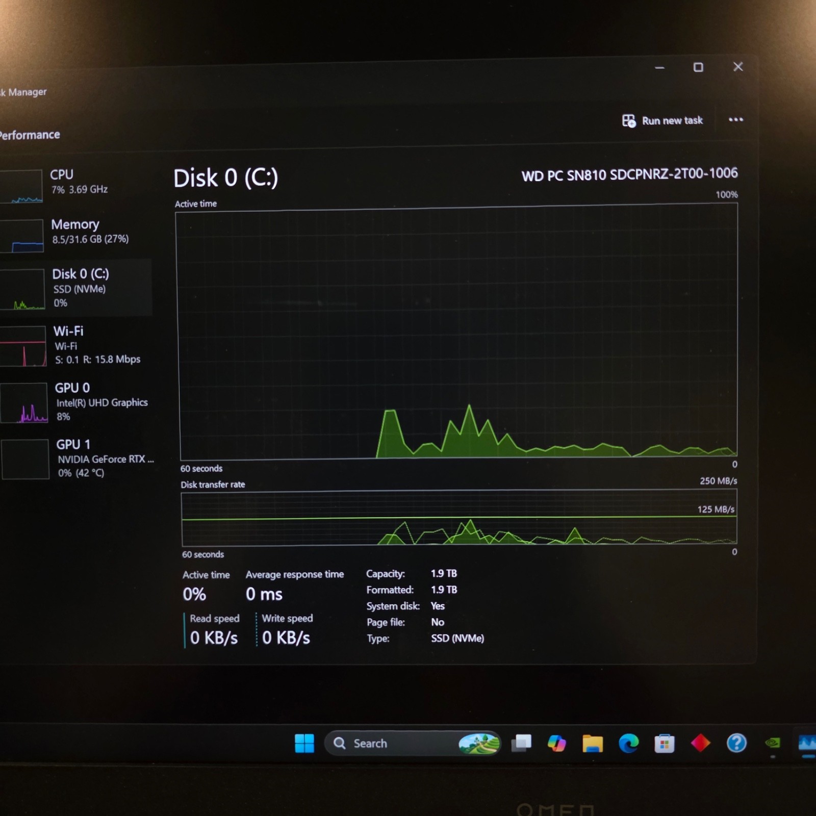 HP Omen 17.3″ 1440P 165Hz i7-13700HX 32GB 2TB SSD RTX 4090 175W 16G DDR6 Fast SH