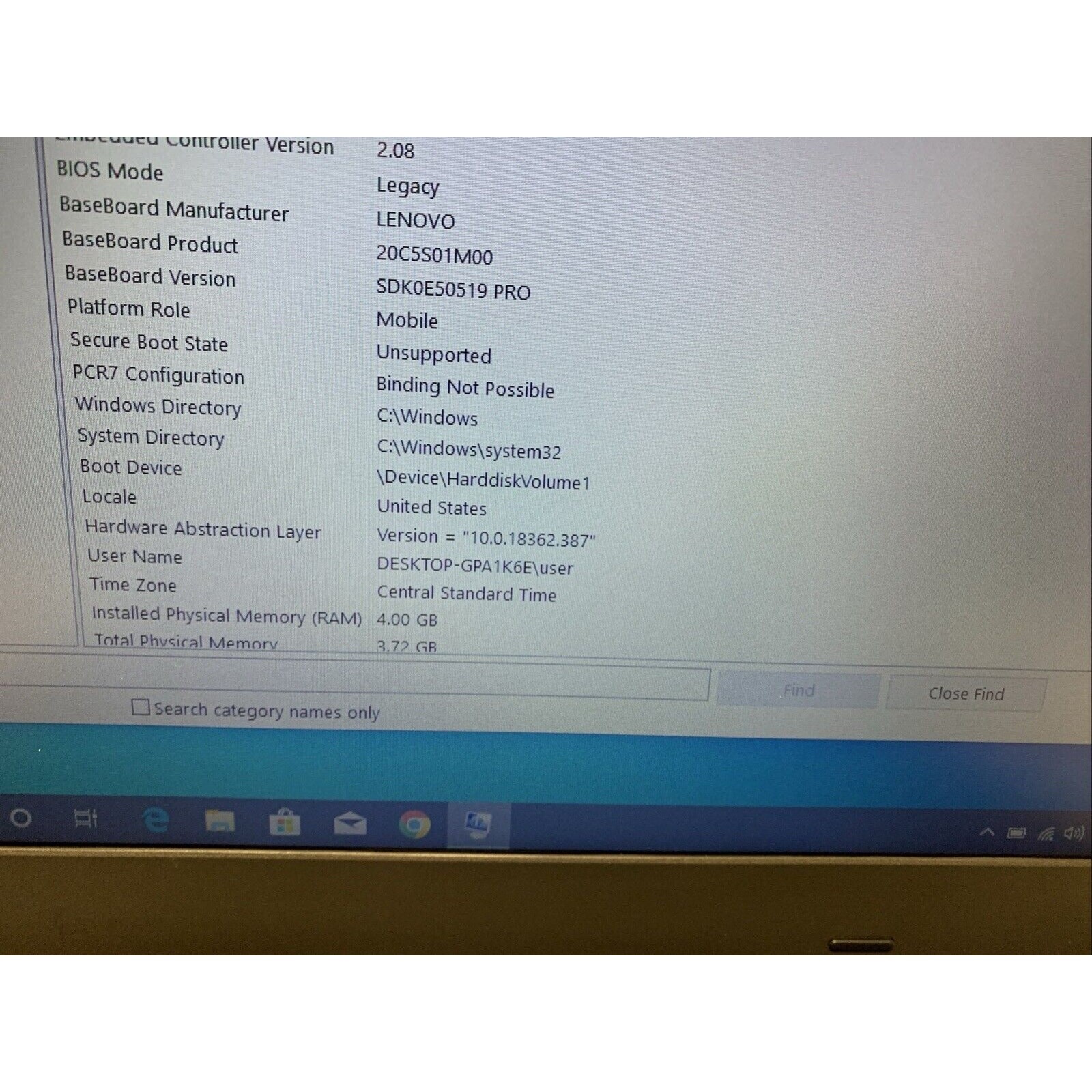 Lenovo ThinkPad Edge E440 14′ Intel i5-4200M 2.50GHz 4GB RAM 500GB HHD – Wind 10
