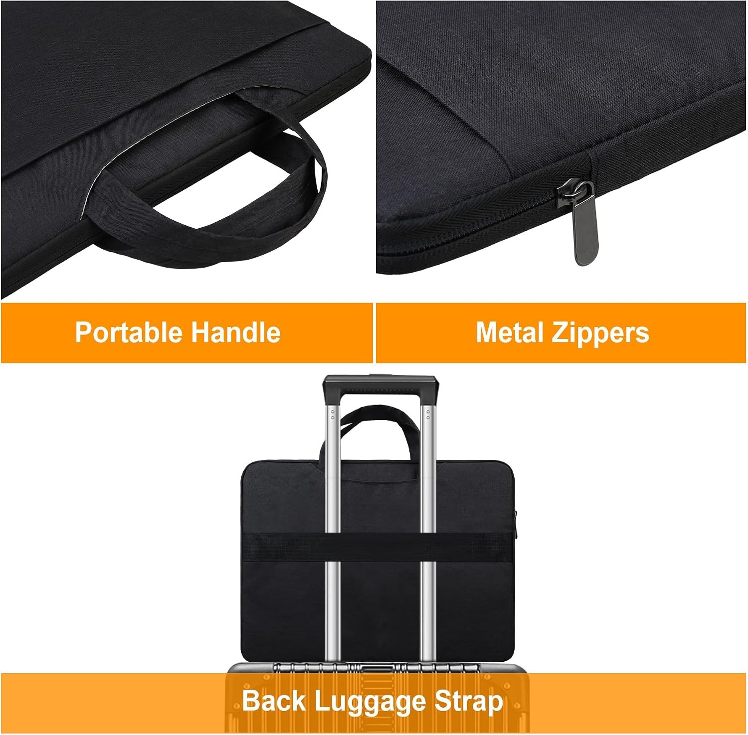 Laptop Sleeve Case for 15 inch MacBook Air M5/A3448 2026, MacBook Pro A1990 A170