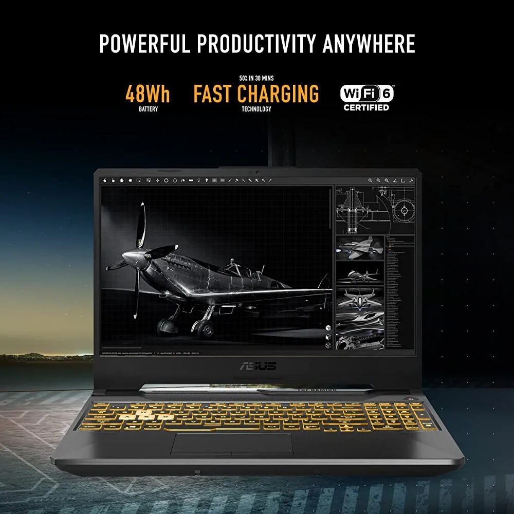 ASUS TUF Gaming F15 Gaming Laptop, 15.6”
