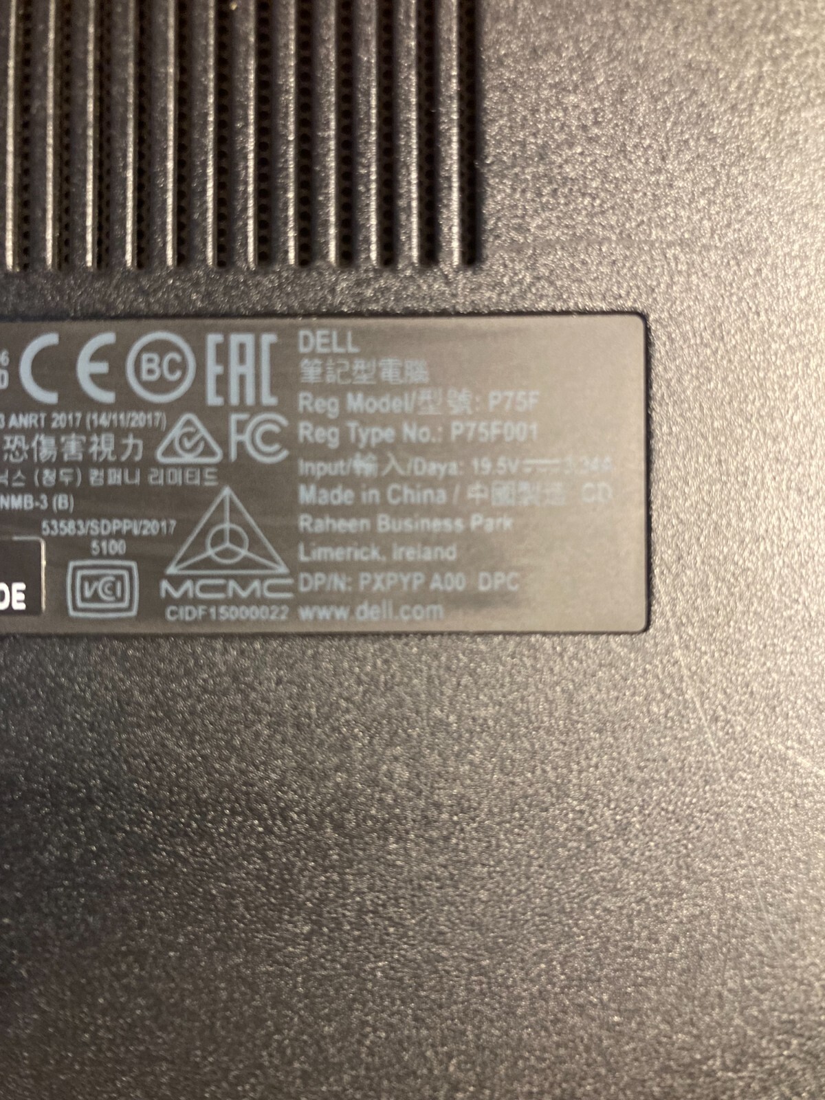 Dell Latitude 3590 Core i3 8130U 2.2GHz 4GB RAM 500GB HDD *FOR PARTS* **READ**