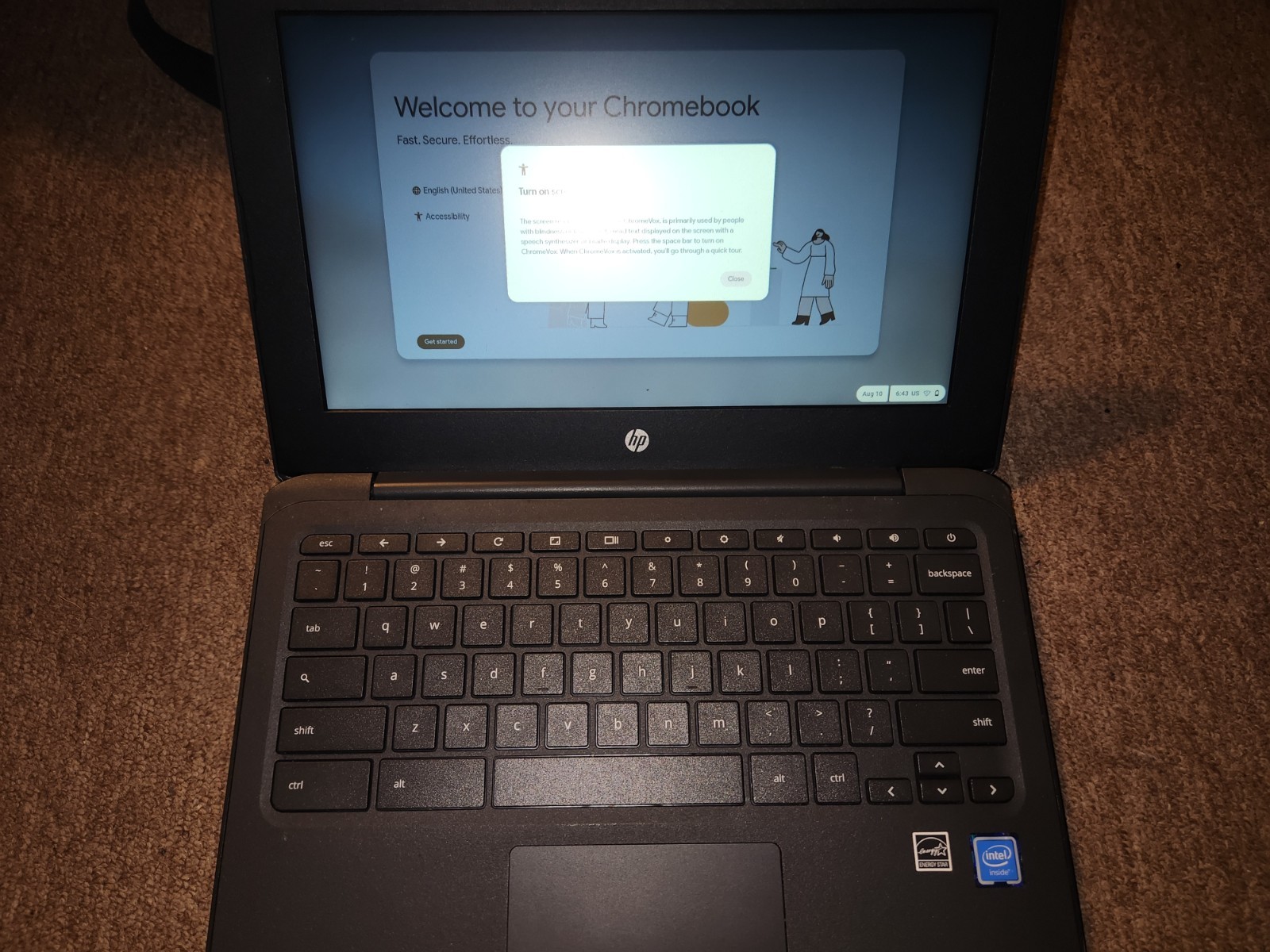 HP Chromebook 11a-nb0013dx 11.6 inch (32GB, Intel Celeron, 1.10GHz, 4GB)…