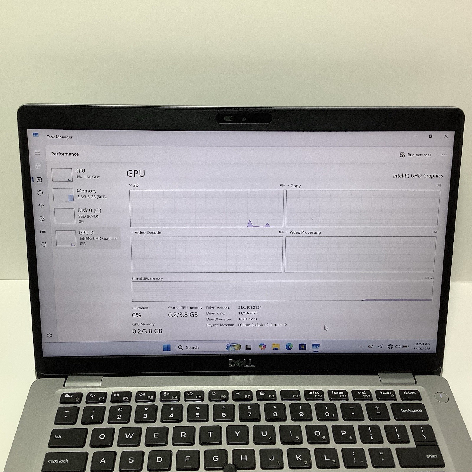 Dell Latitude 5410 10th Gen 14″, i5-10310u, 8GB DDR4, 256GB NVME, Win 11, Wi-Fi