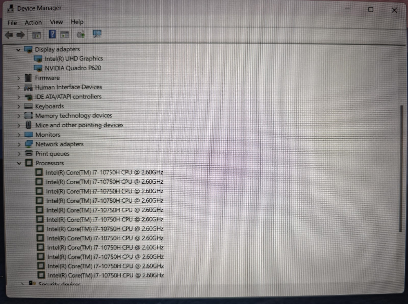 dell precision 3551 i7-10850h
