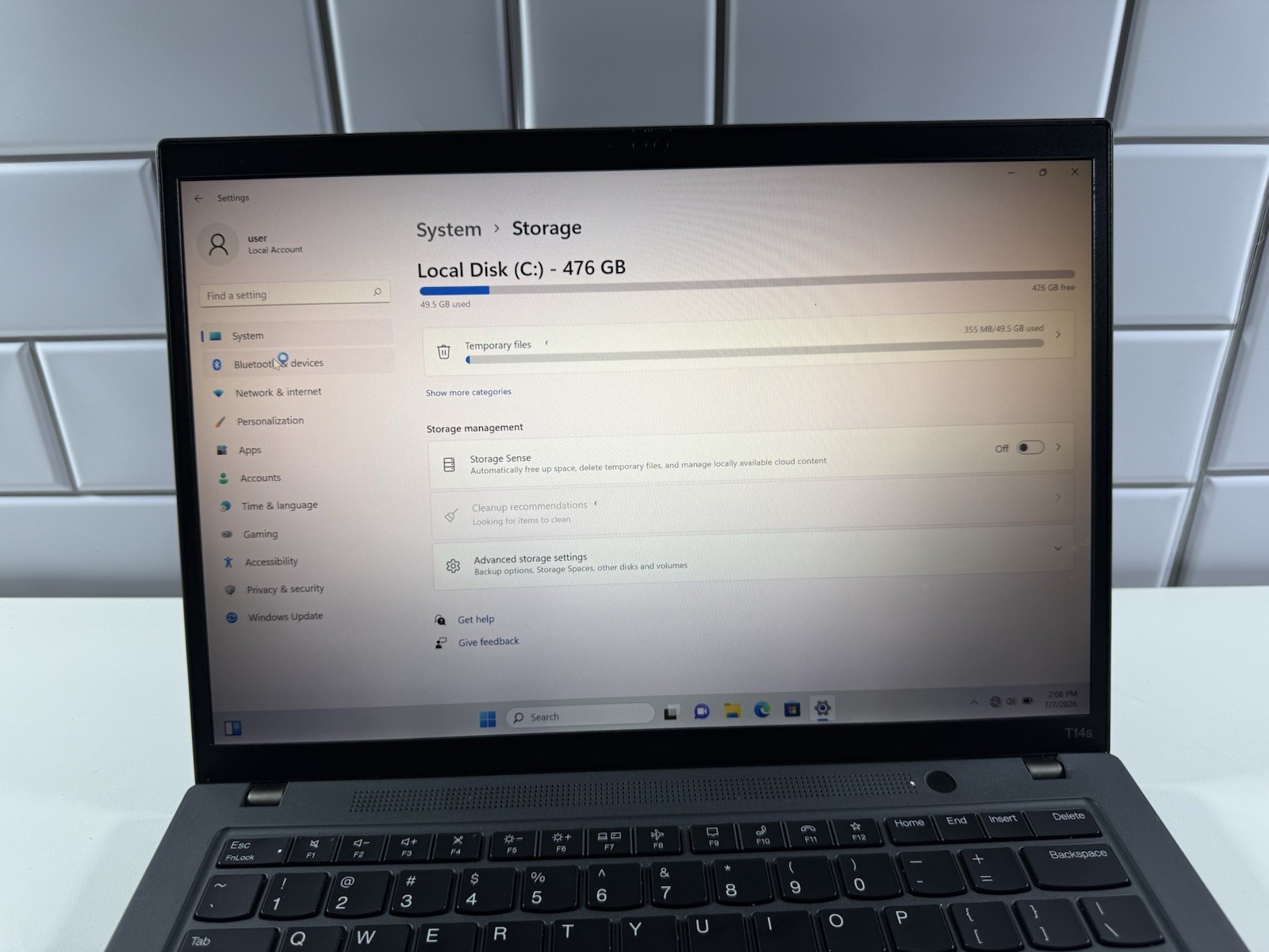 Lenovo ThinkPad T14s Gen 3 14″ i7-1270p 32GB 512GB Win 11 Pro Touchscreen
