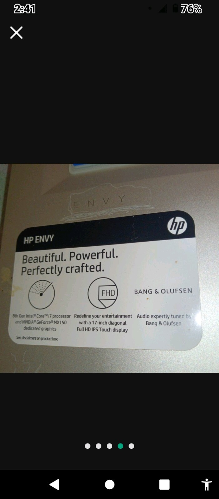 HP Envy 17.3″ Laptop Intel Core I7, 12GB 1TB
