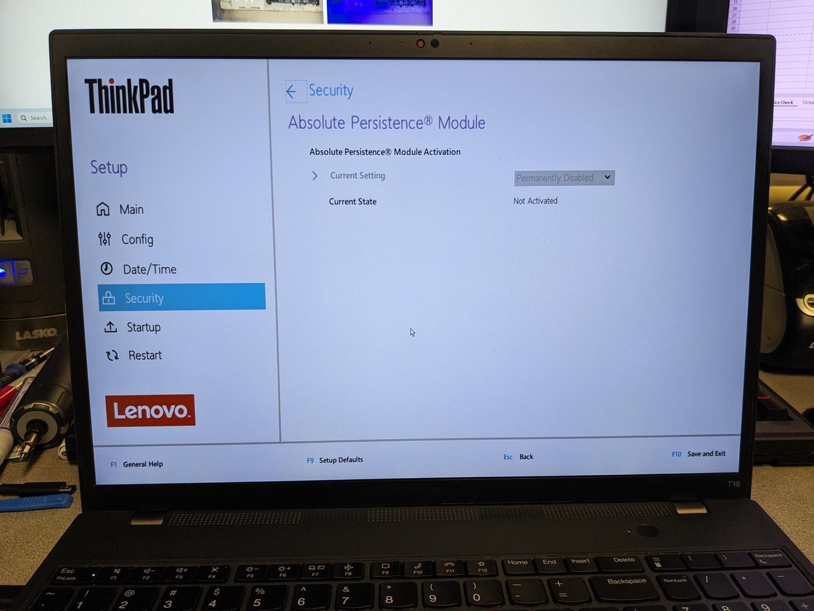 LENOVO THINKPAD T16 GEN 1 RYZEN 5 6650U @ 2.90 GHz, 16GB RAM, NO HDD/OS