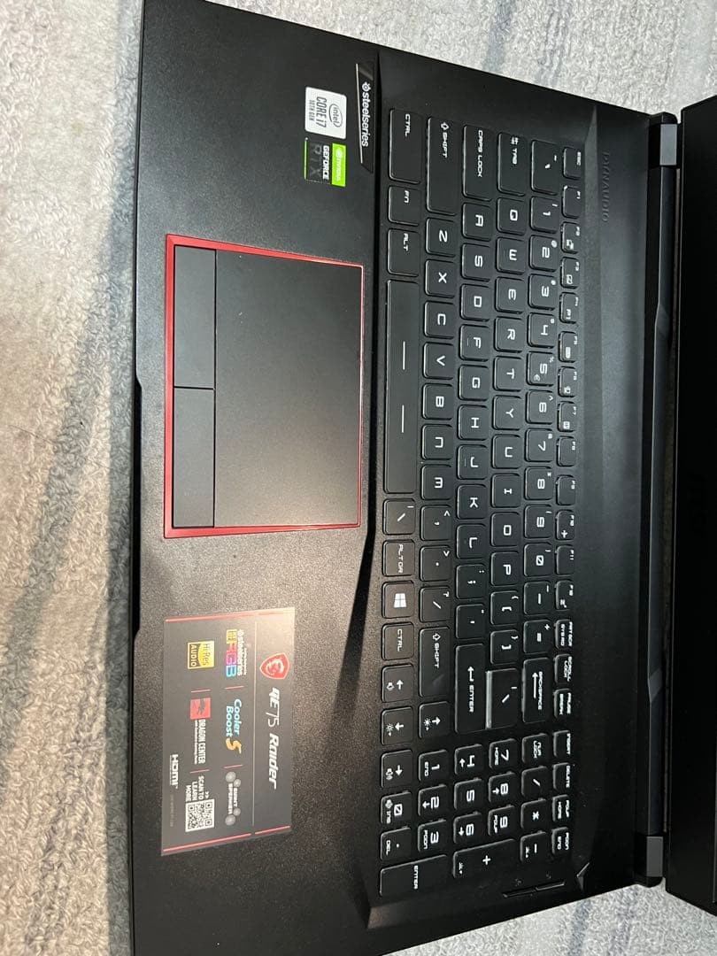 MSI GF65 Thin Gaming Laptop Intel Core i7 NVIDIA GeForce Black