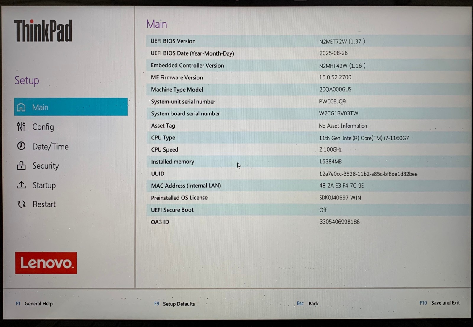 Lenovo ThinkPad X1T Gen 1 14″ 2-in-1 i7-1160G7 16GB RAM 1TB NVMe Remote Managed