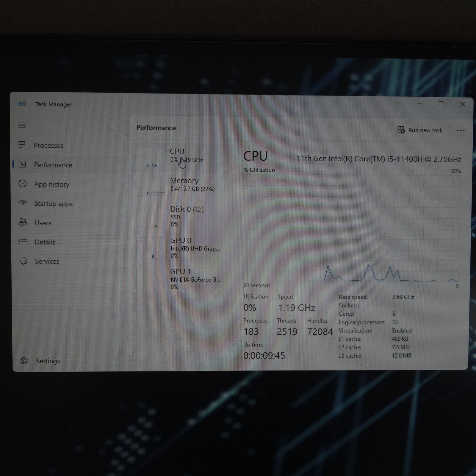 MSI GF63 Thin 512GB SSD 16GB RAM i5-11400H GTX 1650 Max-Q, Broken Screen