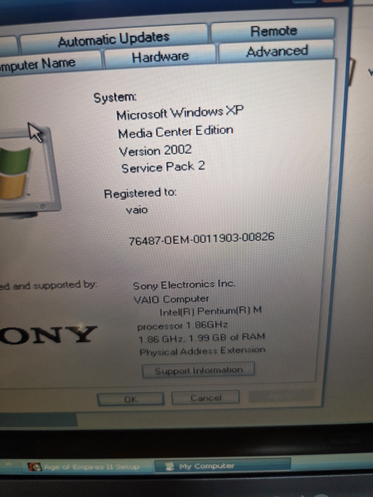 Sony Vaio Vgn-S480P Intel Pentium M 1.86ghz 2gb Ddr 2 Memory 128gb Ssd
