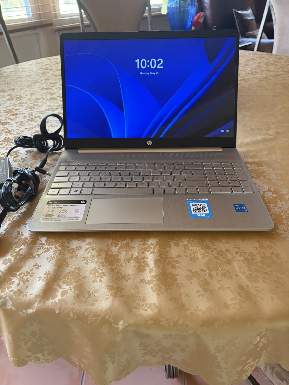 HP 15-DY2074NR 15.6 inch (8GB, Intel Core i3-1115G4, 4.1GHz, 256GB)…