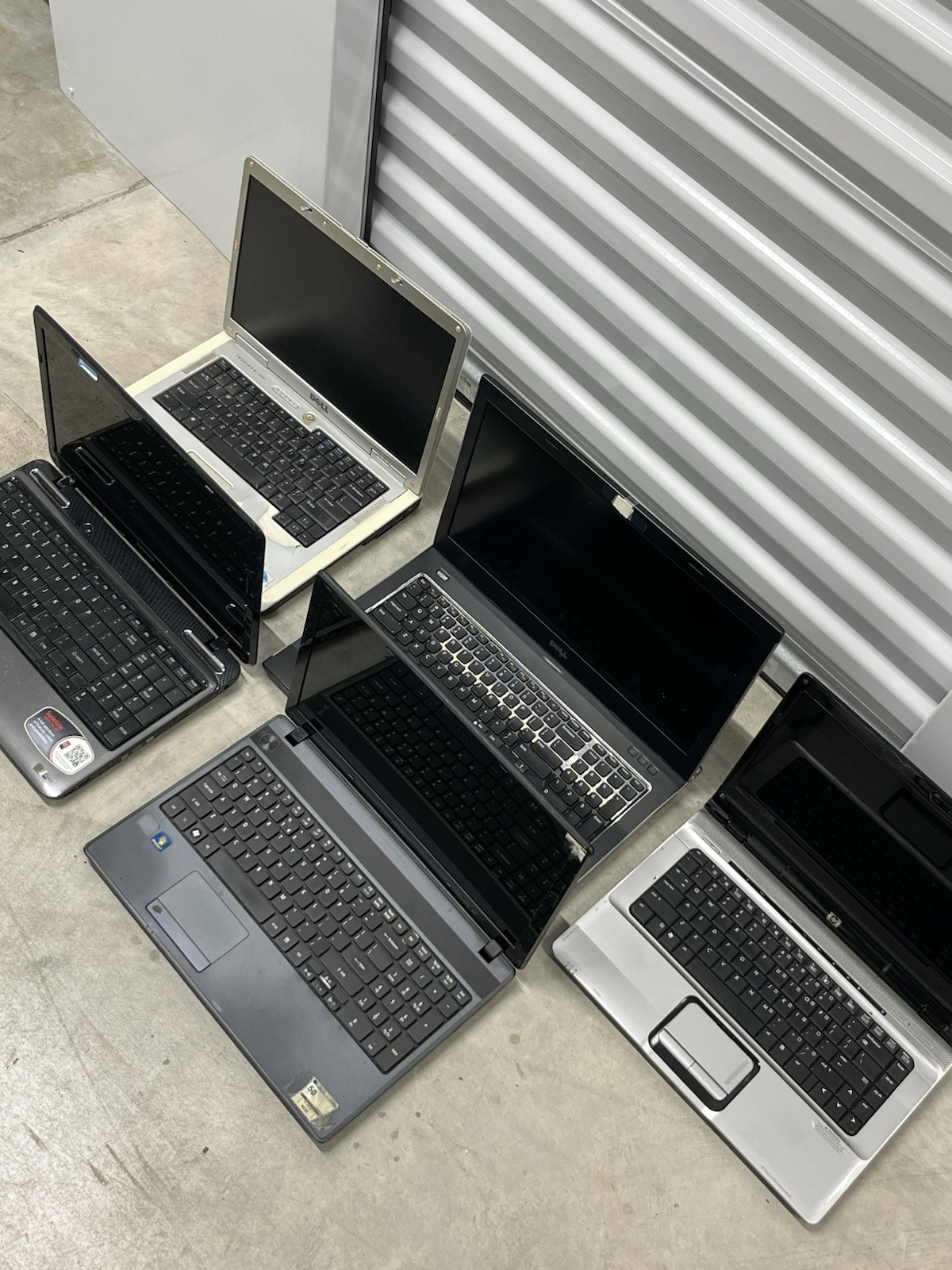 Lot of 5 Mixed Brand Laptops | HP, Dell, Toshiba, Acer | Read Description