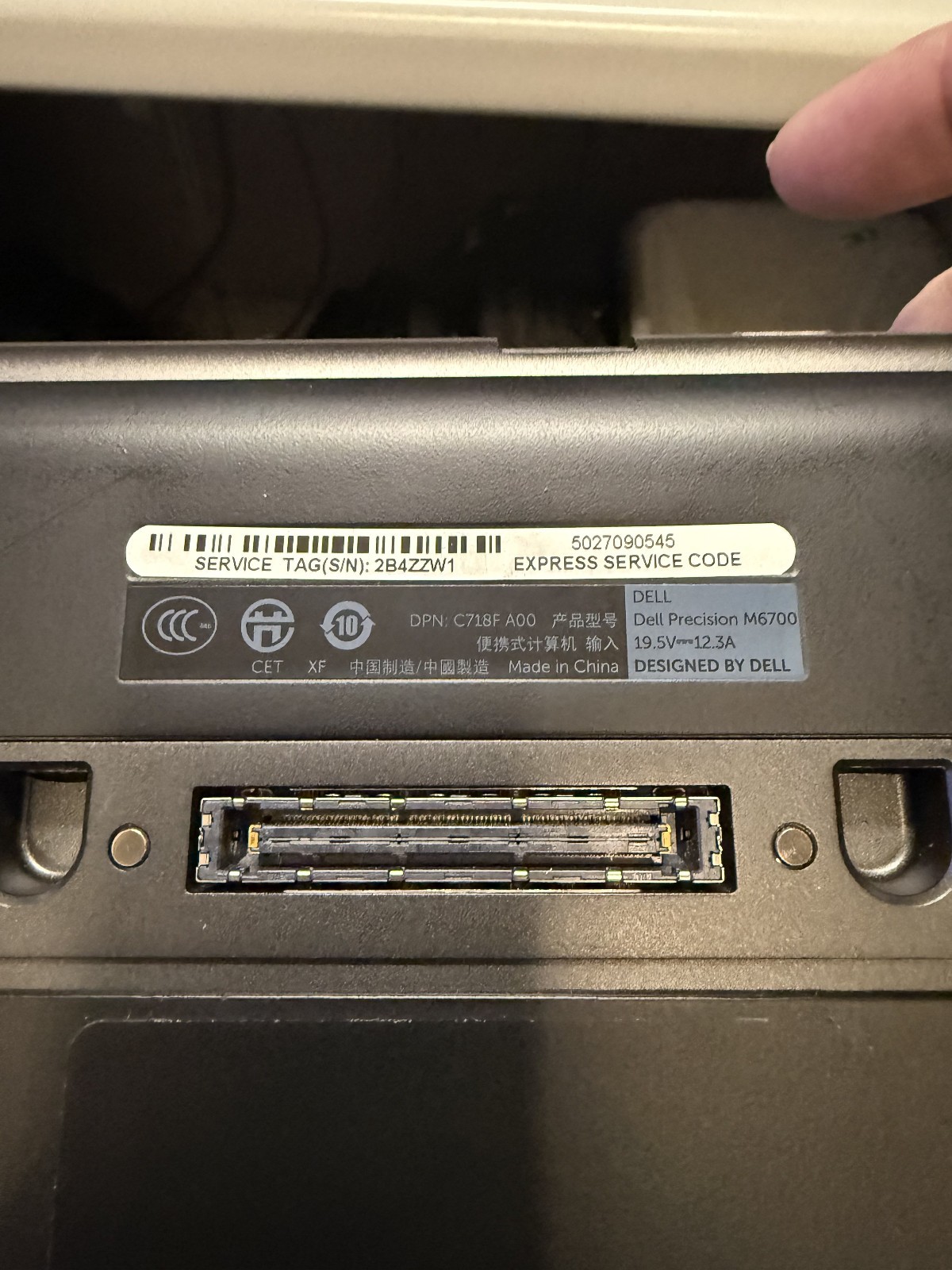 Dell Precision M6700 Laptop Intel Core i7-3740QM 20GB Ram 320GB HDD Win 10 Pro