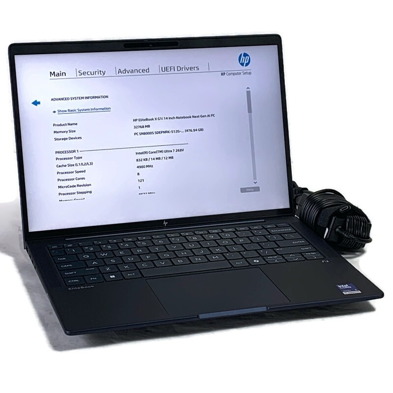 HP ELITEBOOK X G1I 14 AI 14″ Laptop Core Ultra 7 268V 32GB 512GB NVMe SSD -Win11